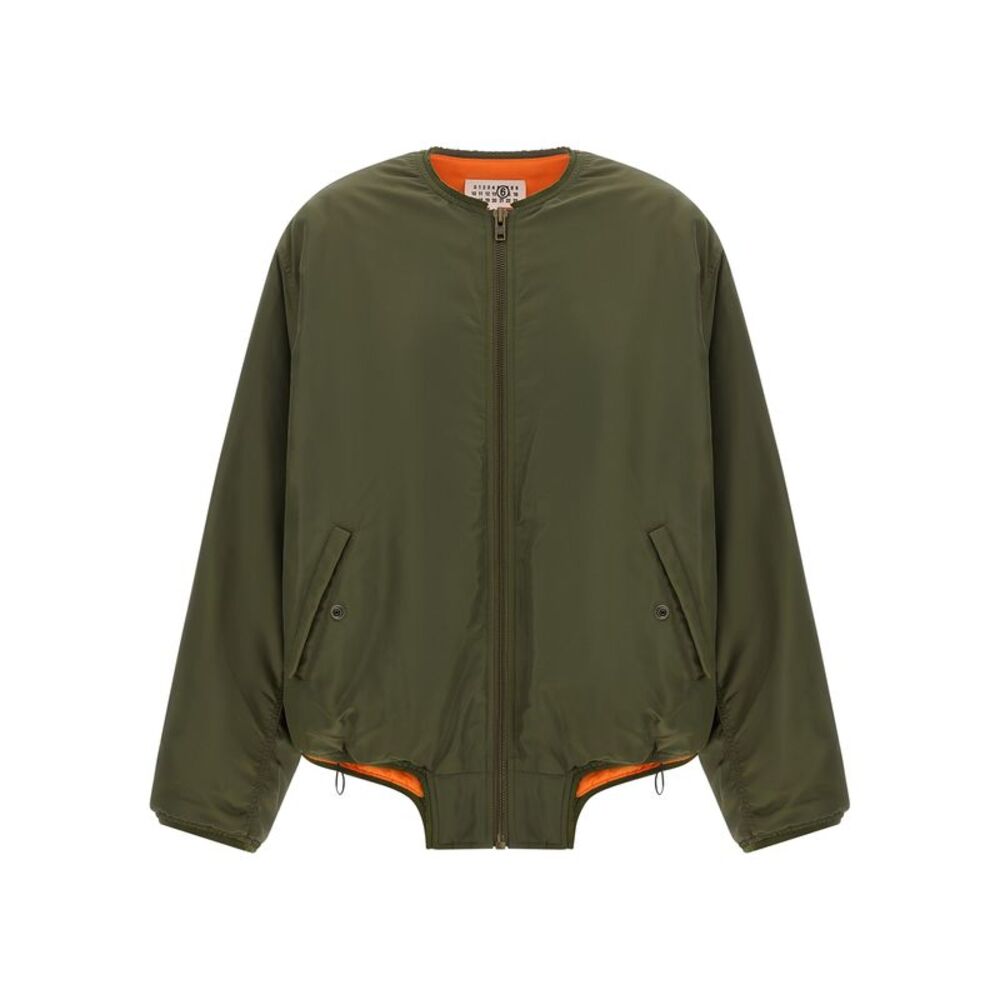 MM6 Maison Margiela Bicolor Polyamide Women's Bomber